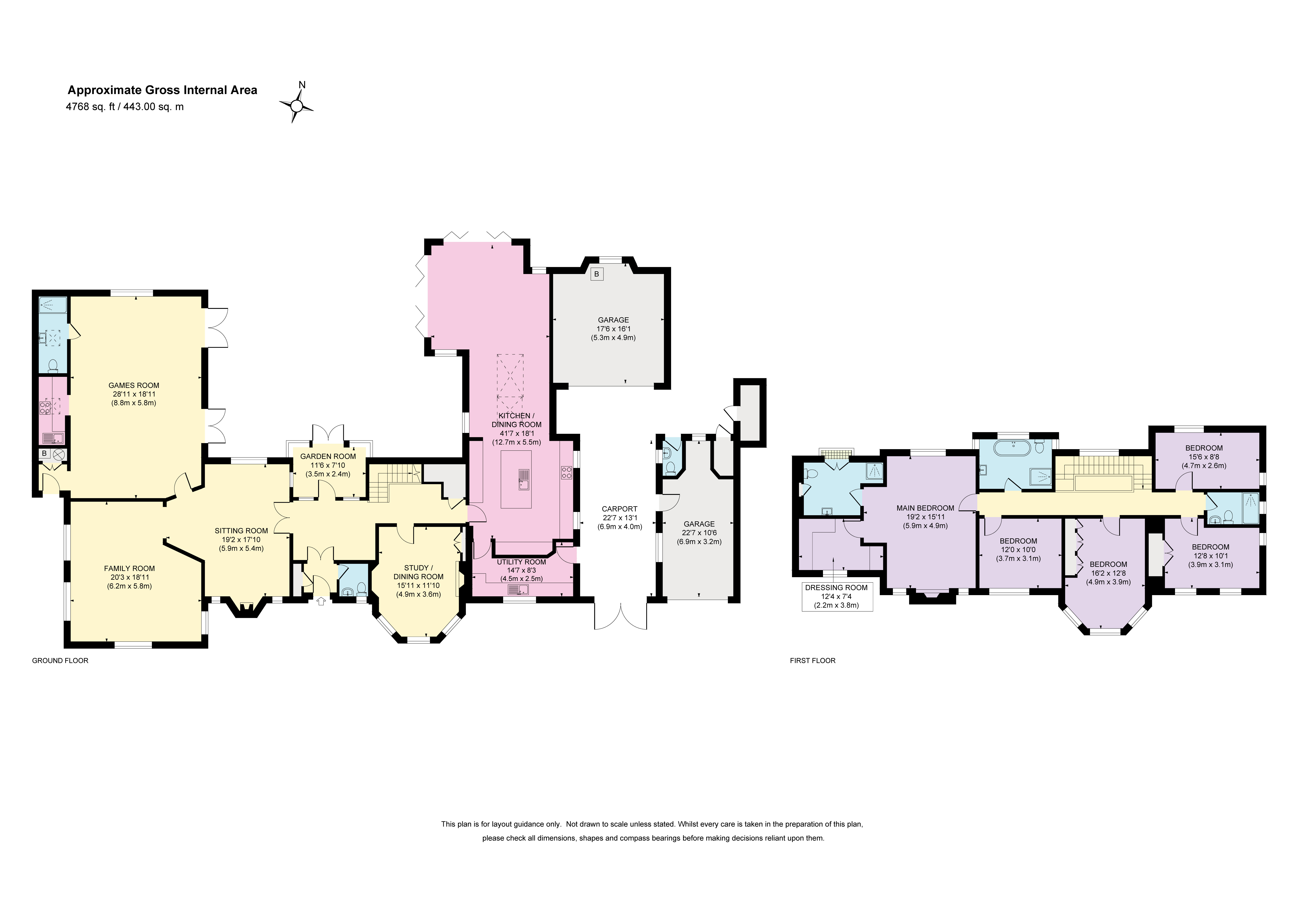 1, Ruden Way, Epsom floorplan