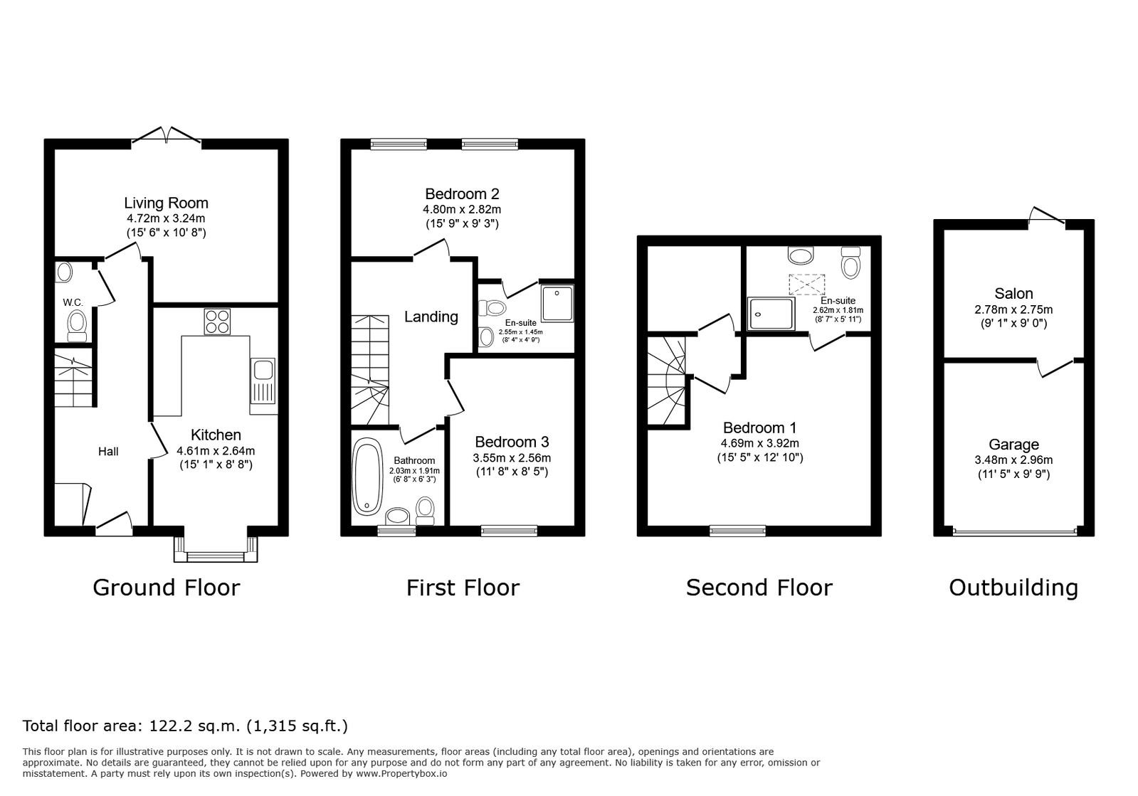 10, Edith Sykes Drive, Leeds floorplan