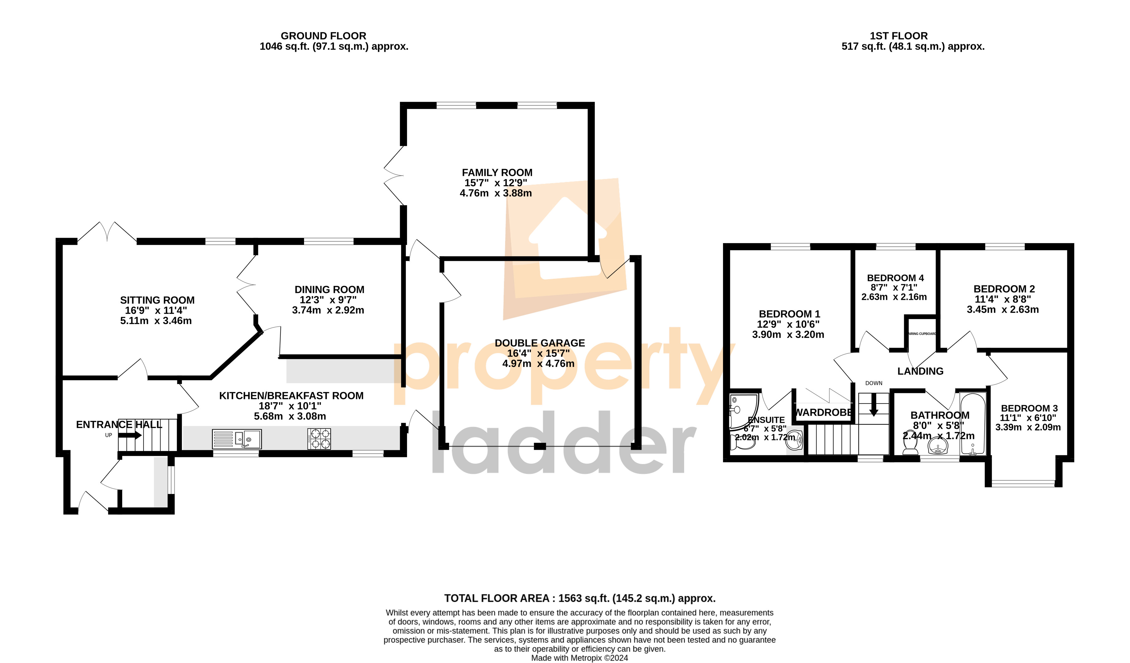 St. Marys Grove, Sprowston, Norwich NR7, 4 bedroom detached house for