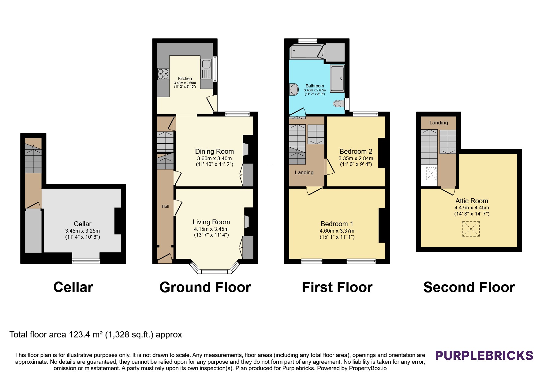 4, Leyster Street, Morecambe floorplan