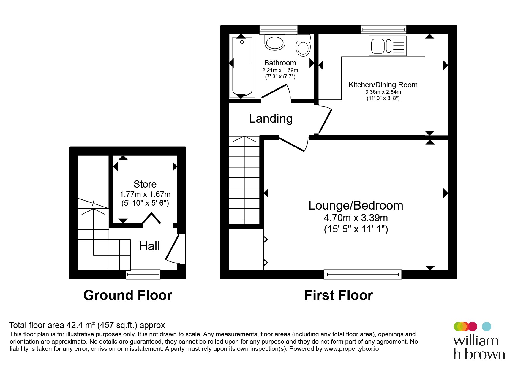 128, Lonsdale Road, Stevenage floorplan