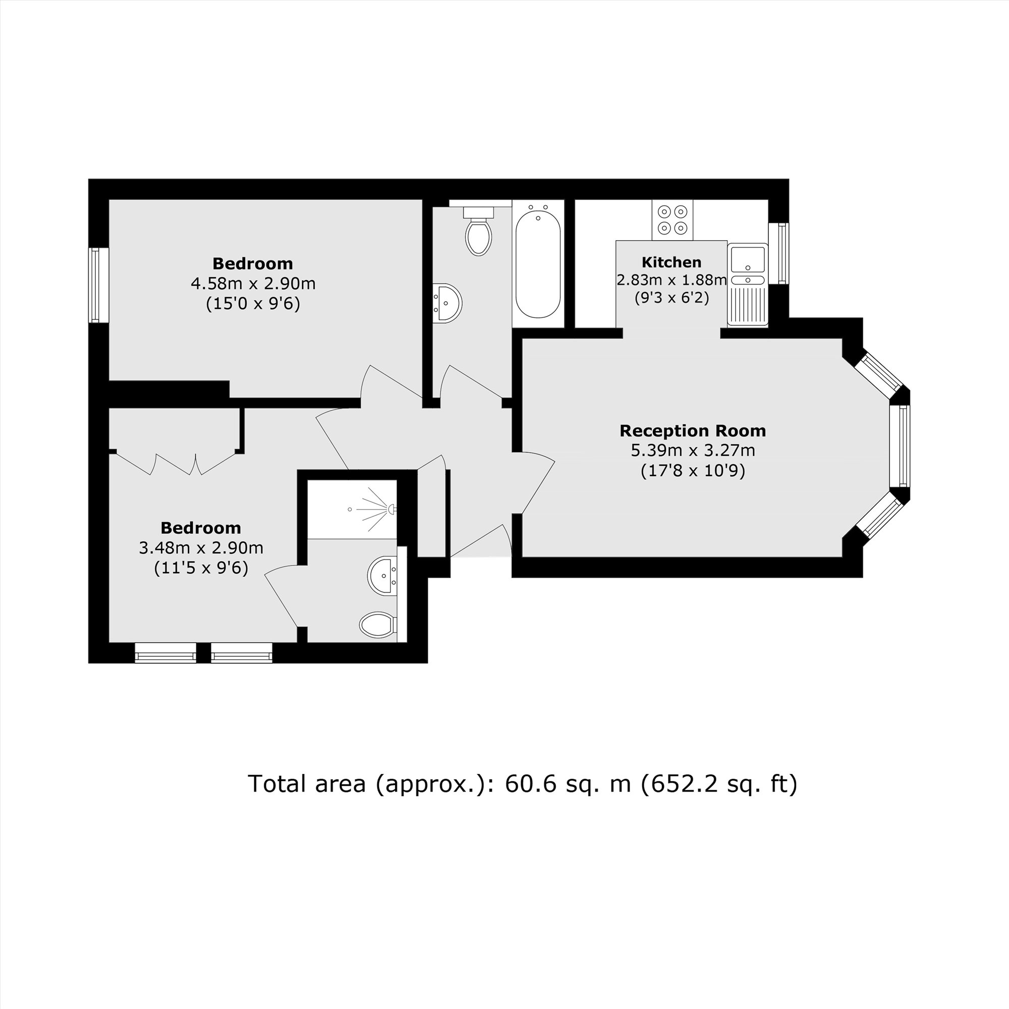 11, Ravens Close, Surbiton floorplan