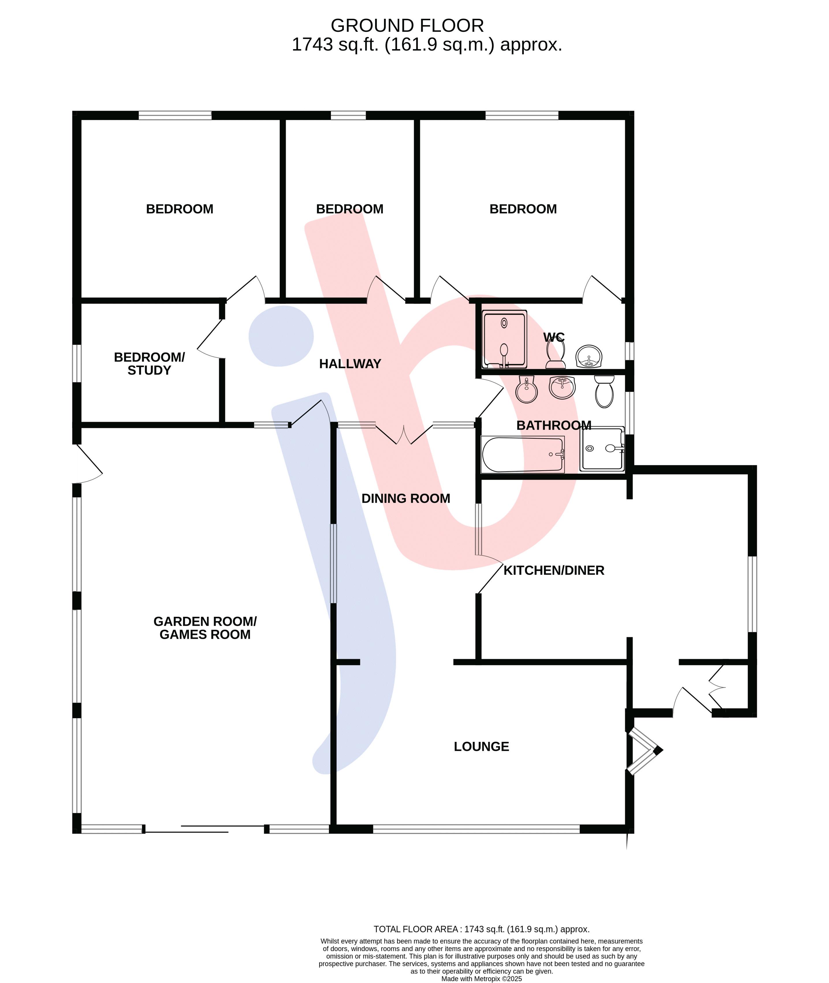 47, Woodhill Road, Newark floorplan