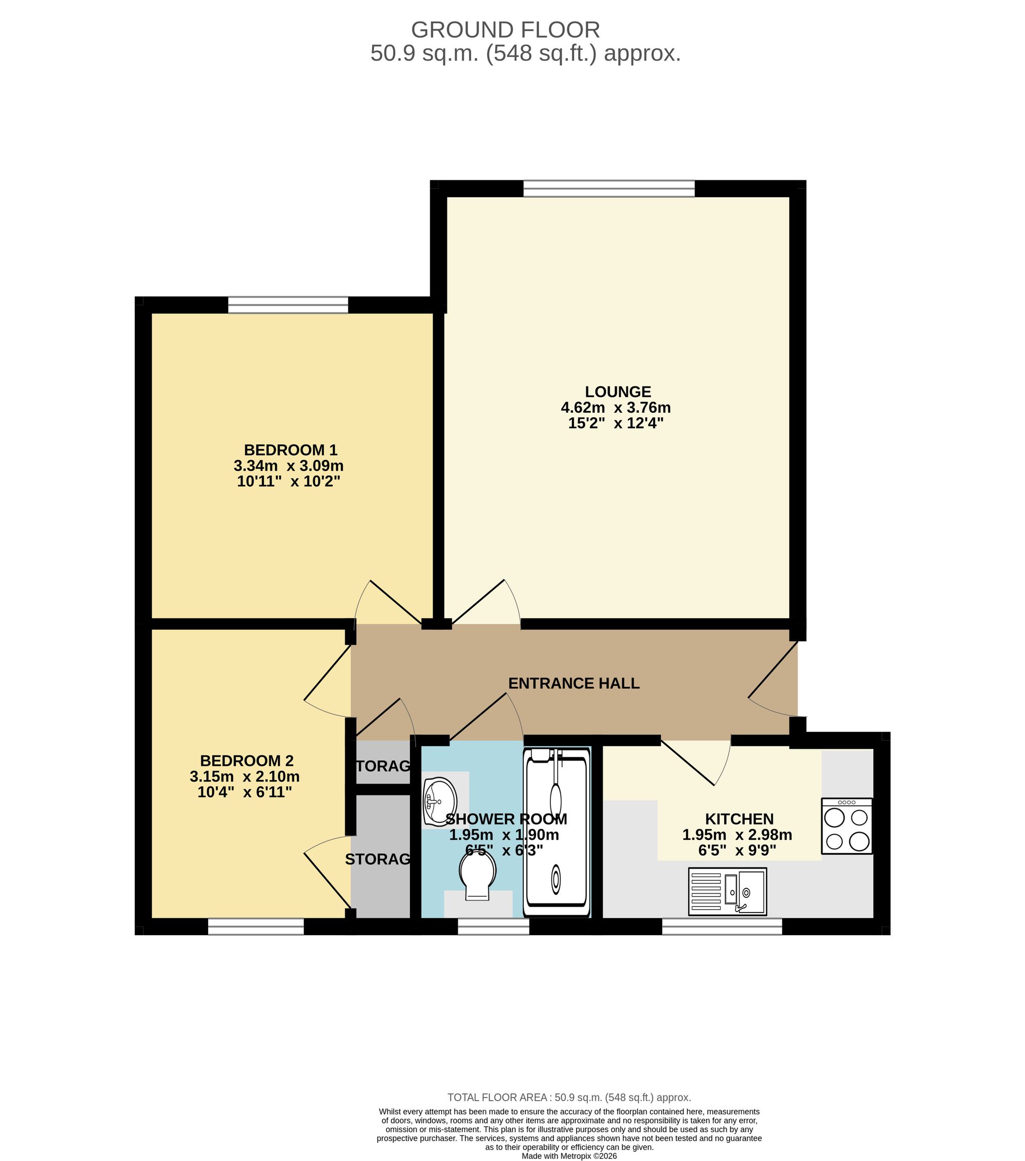 4 Berkley House Forge Drive, Chesterfield floorplan