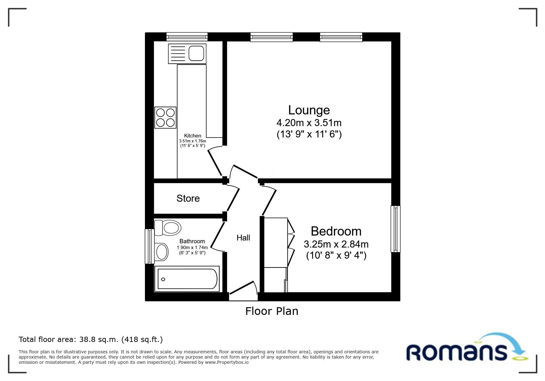 9, Woodlands Court, Sandhurst floorplan