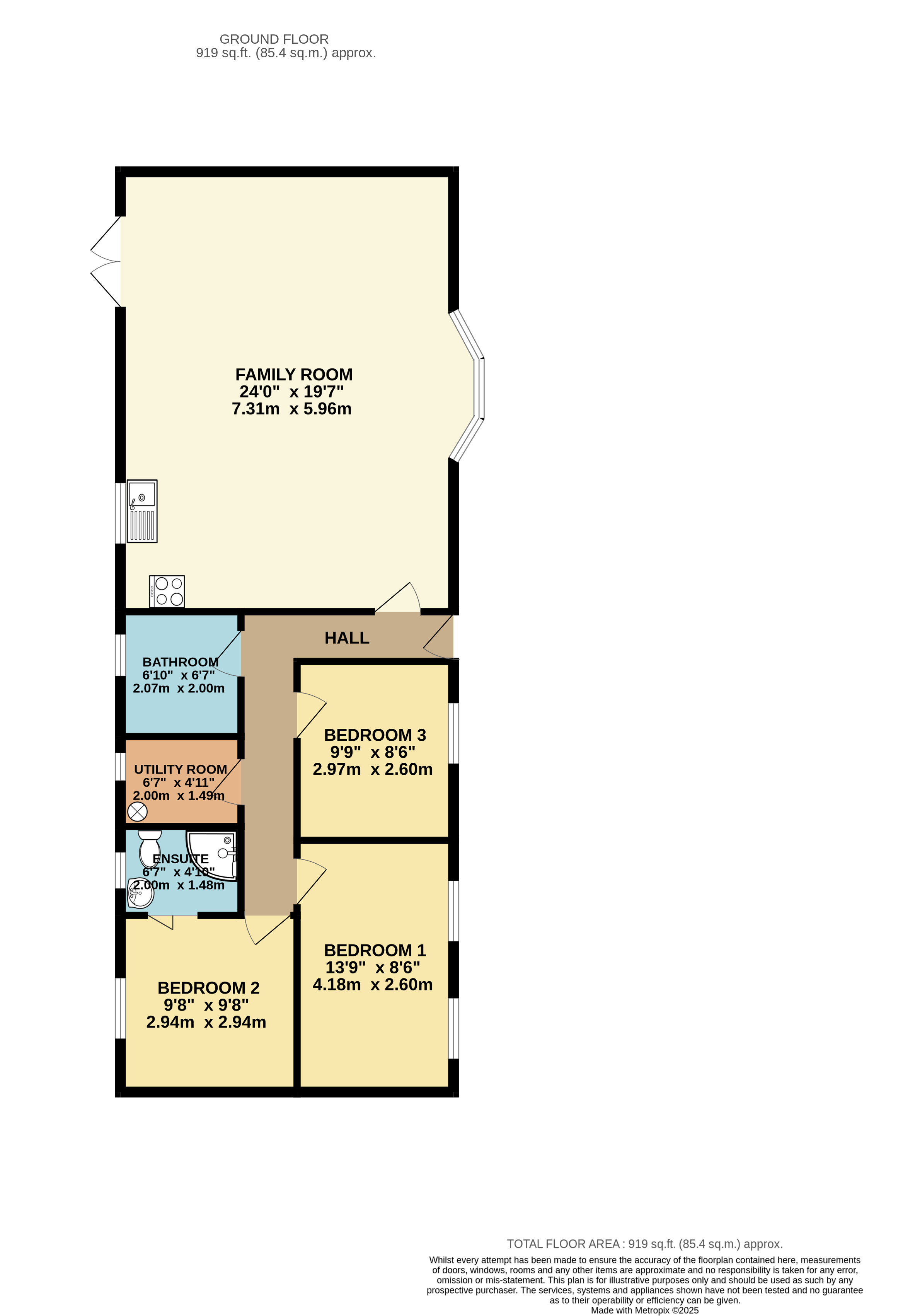 47, Roman Road, Northallerton floorplan