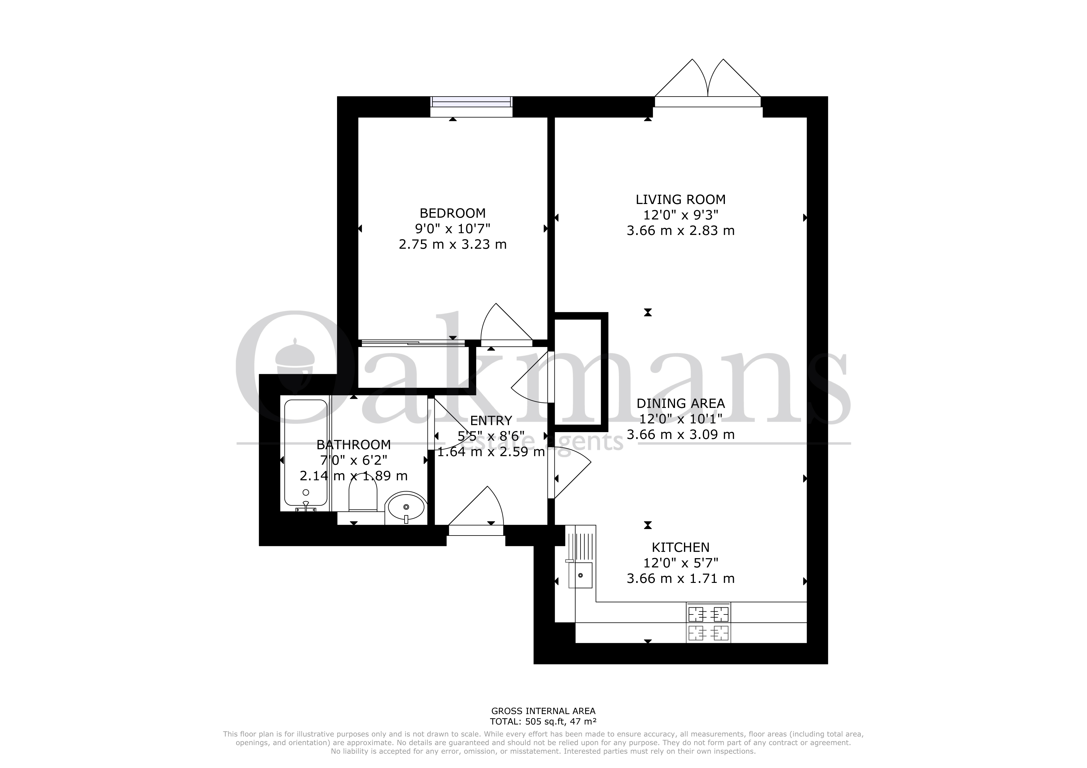 APARTMENT 119, BIRMINGHAM floorplan