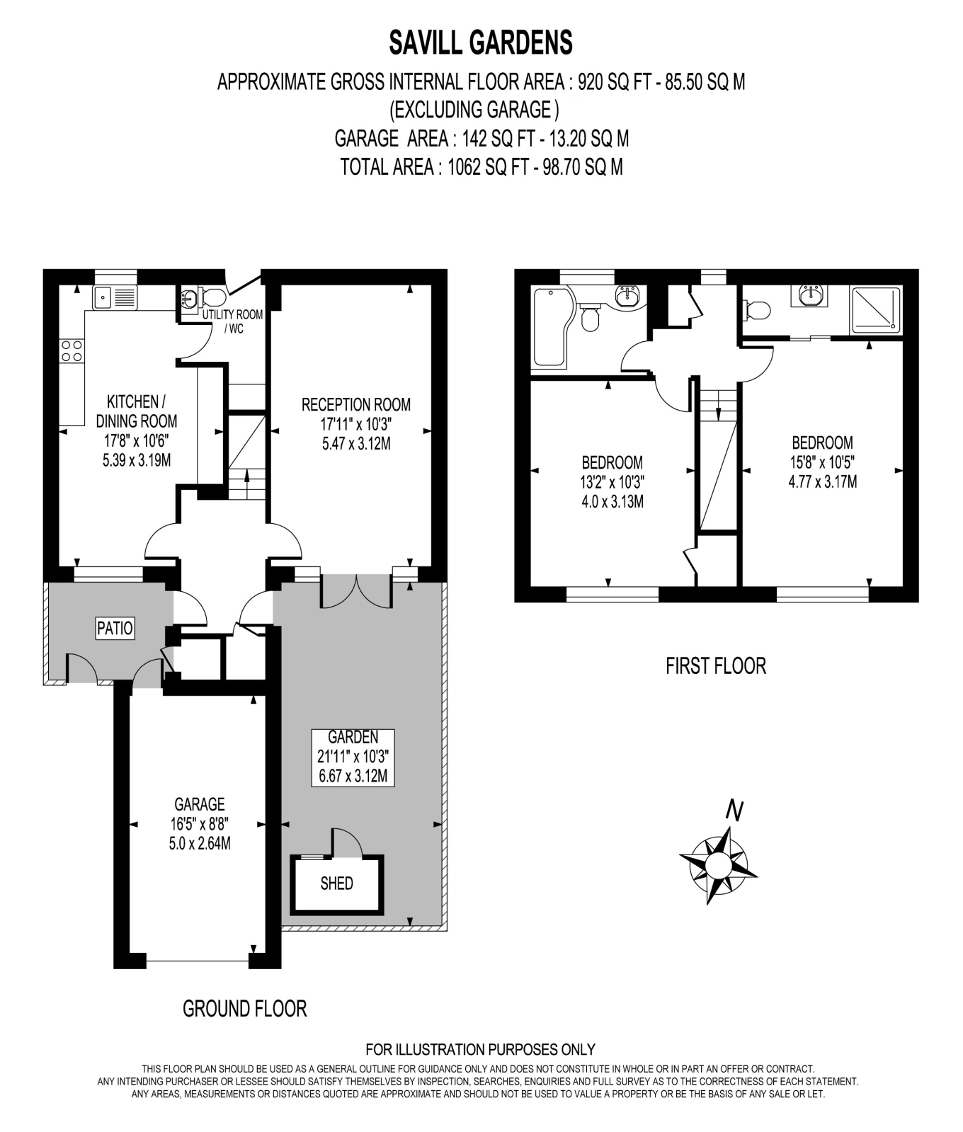 8, Savill Gardens, Raynes Park floorplan