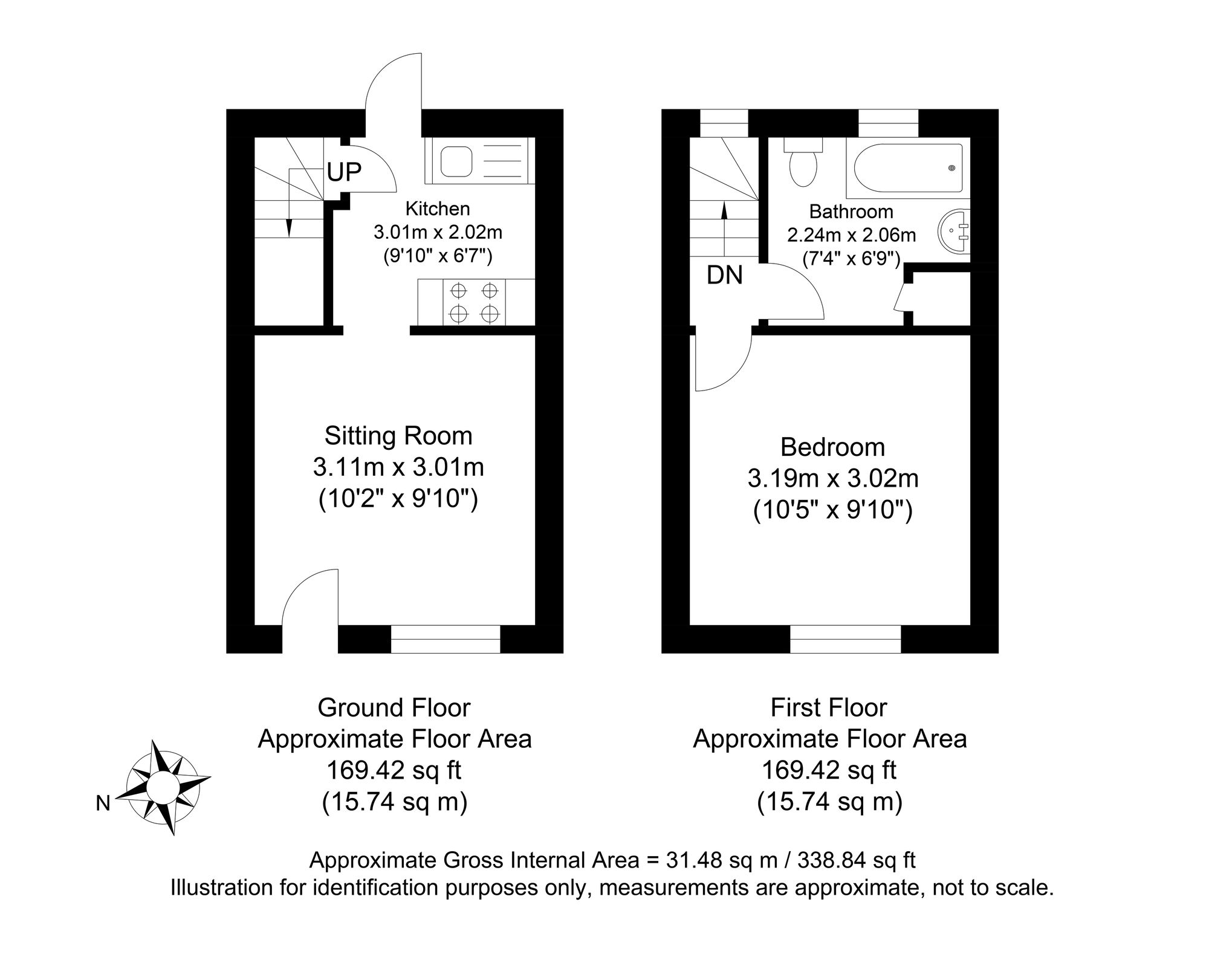 32 St. John Street, Lewes floorplan