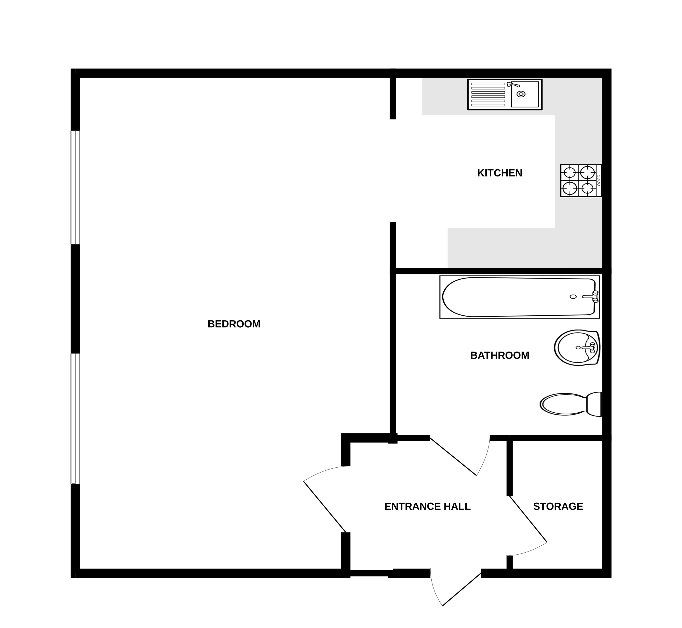 Flat 2,, Caitlin House, Aldershot floorplan