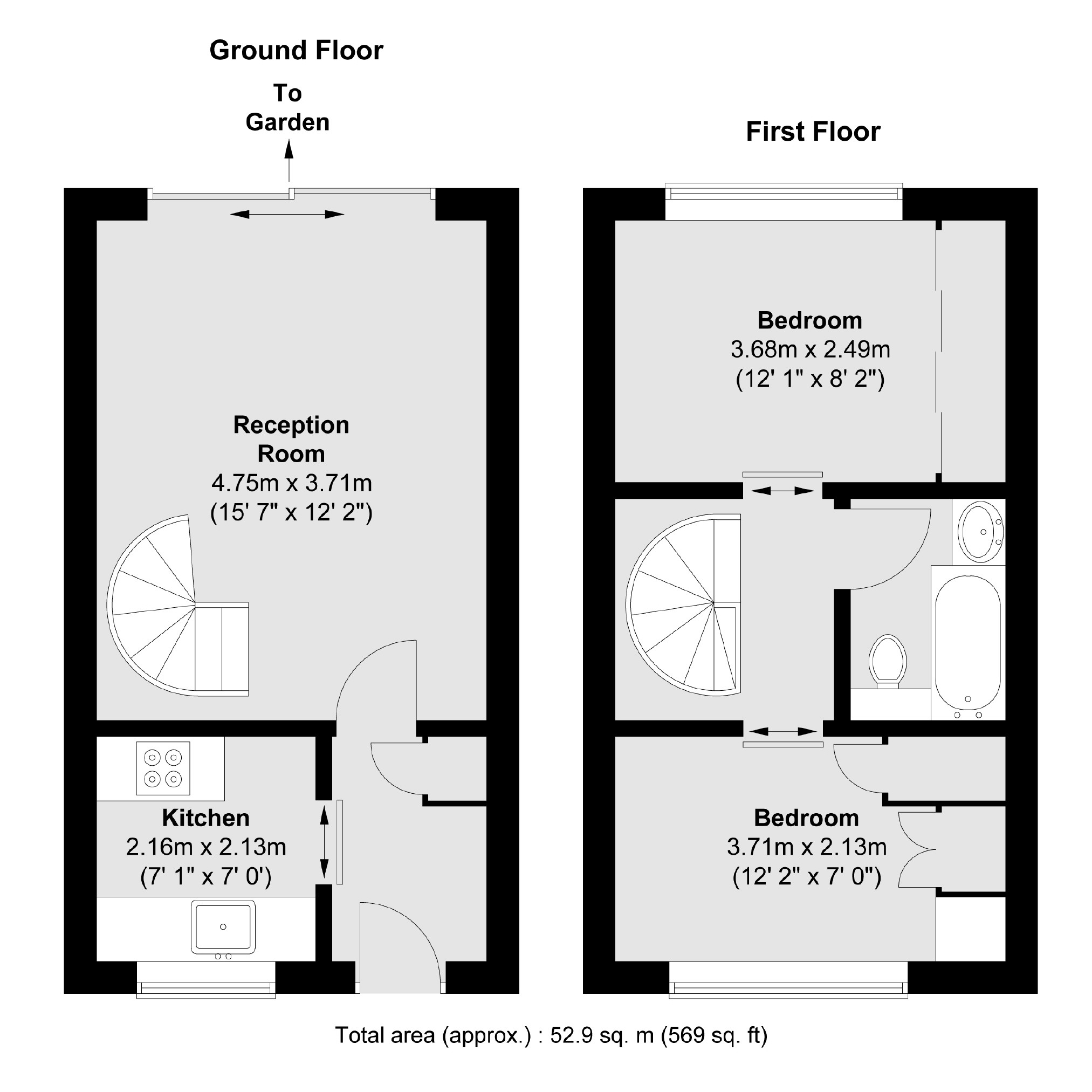 95, Wilkinson Way, London floorplan