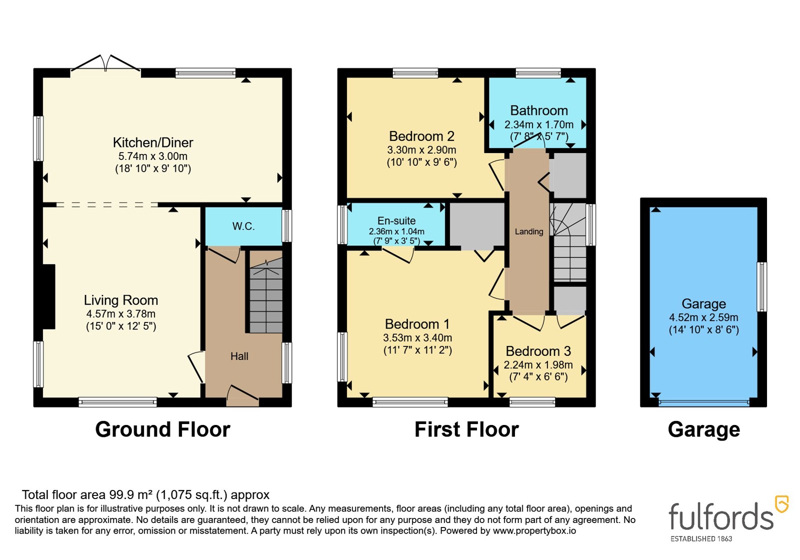 Hillcrest Road, Exeter floorplan
