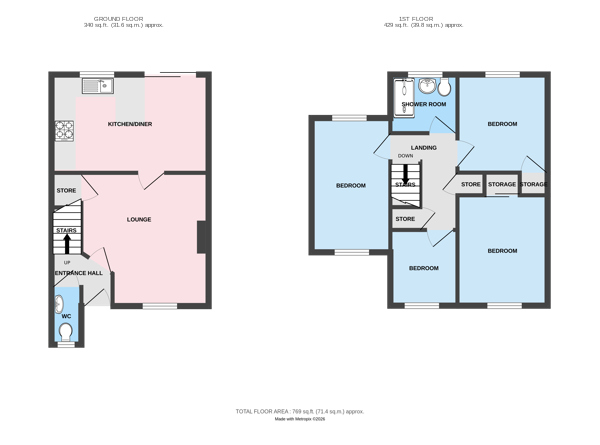 17, Quayside, Madeley floorplan