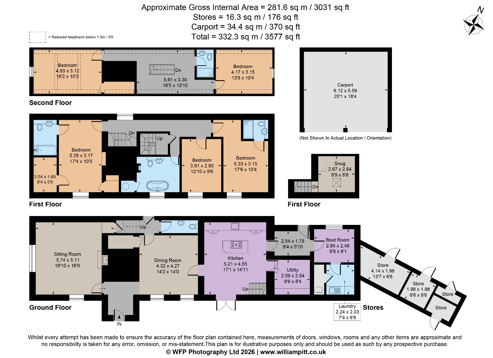 Highbury Farm Barns,, Banningham, Norfolk floorplan