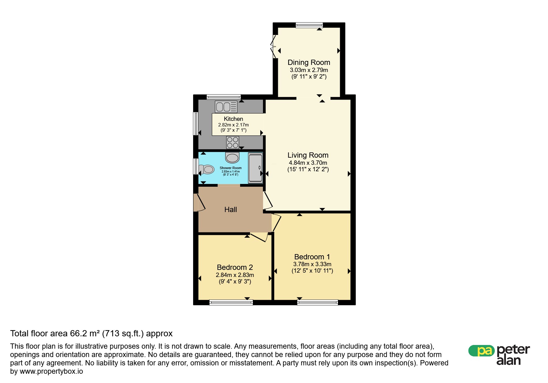 1, Heol Padarn, Pontypool floorplan