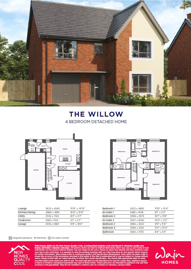 Plot 68 The Willow,, Plot 68 - The Willow, Mulgrove Farm Village 2, Bristol floorplan