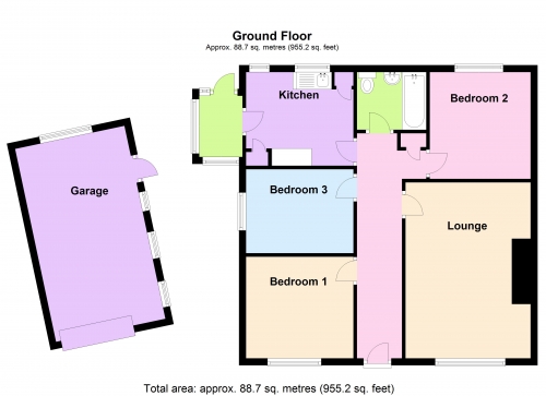 3 Bedrooms Semi-detached bungalow for sale in Rectory Close, North Petherton, Bridgwater TA6