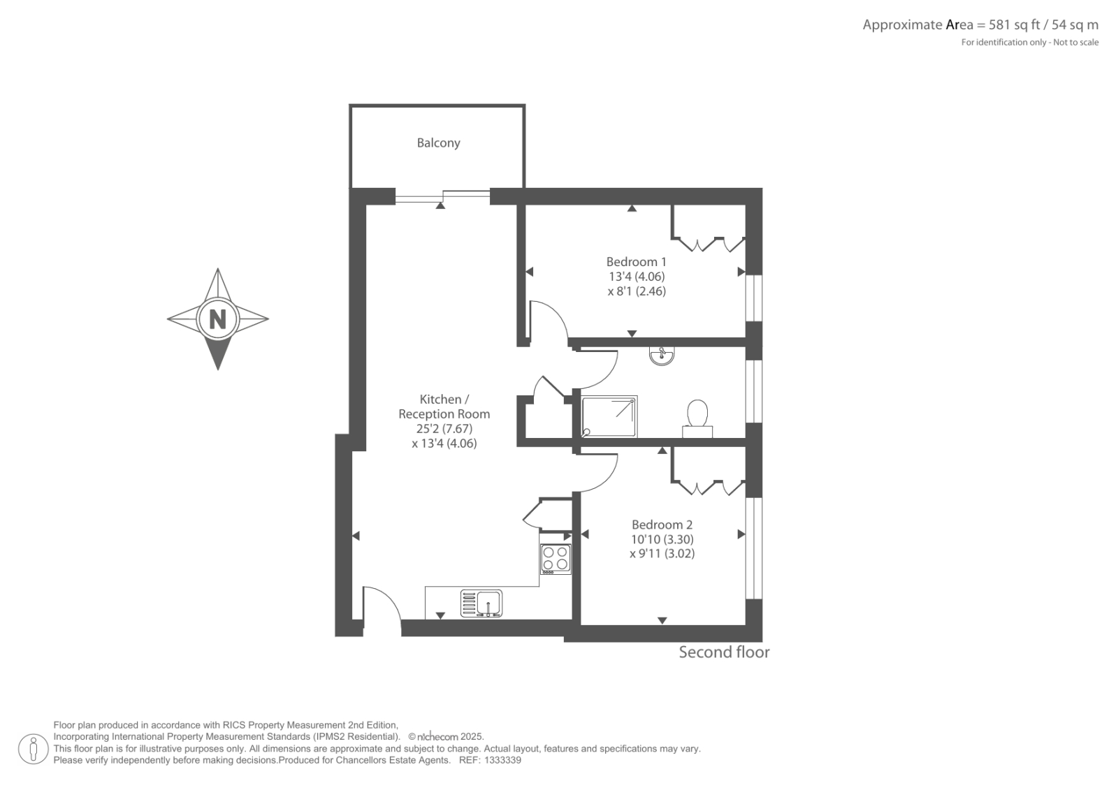 Flat 2, 9, Heath Villa, BERKS floorplan