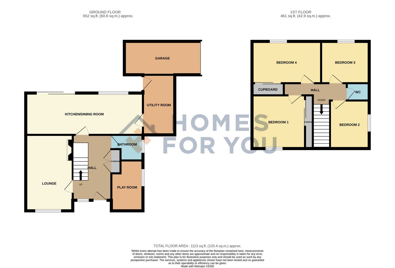 23, Cedar Avenue, Stirling floorplan