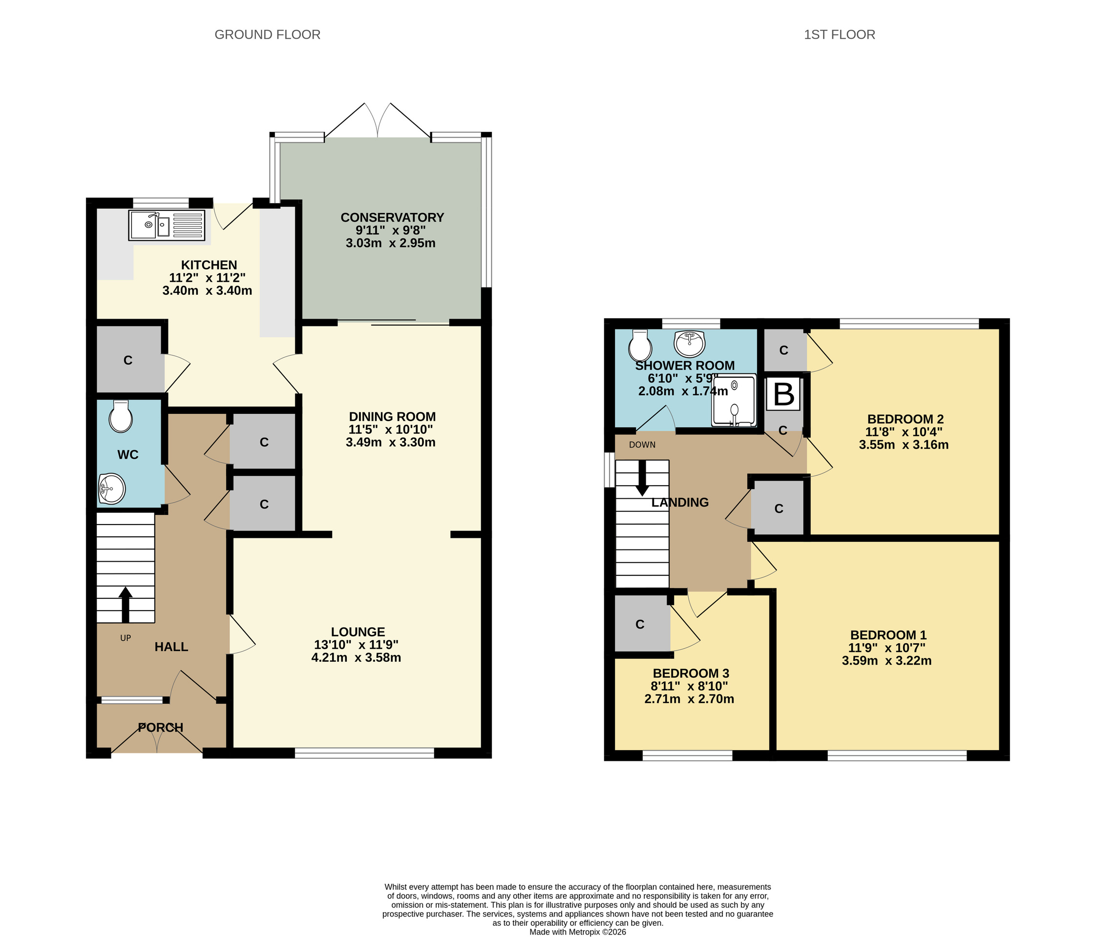64 Magna Close, Yeovil floorplan