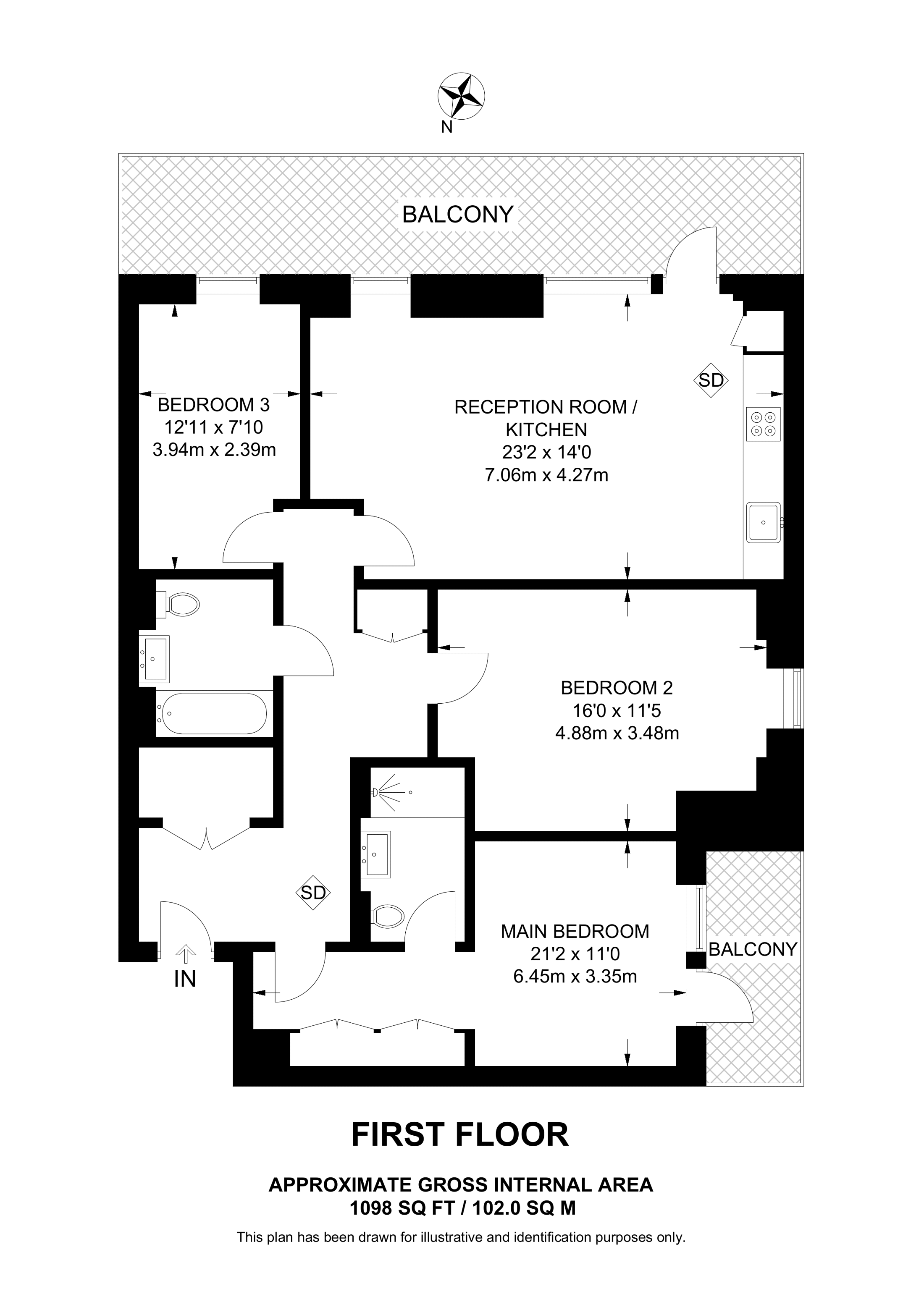 Purbeck Gardens, Lower Sydenham floorplan
