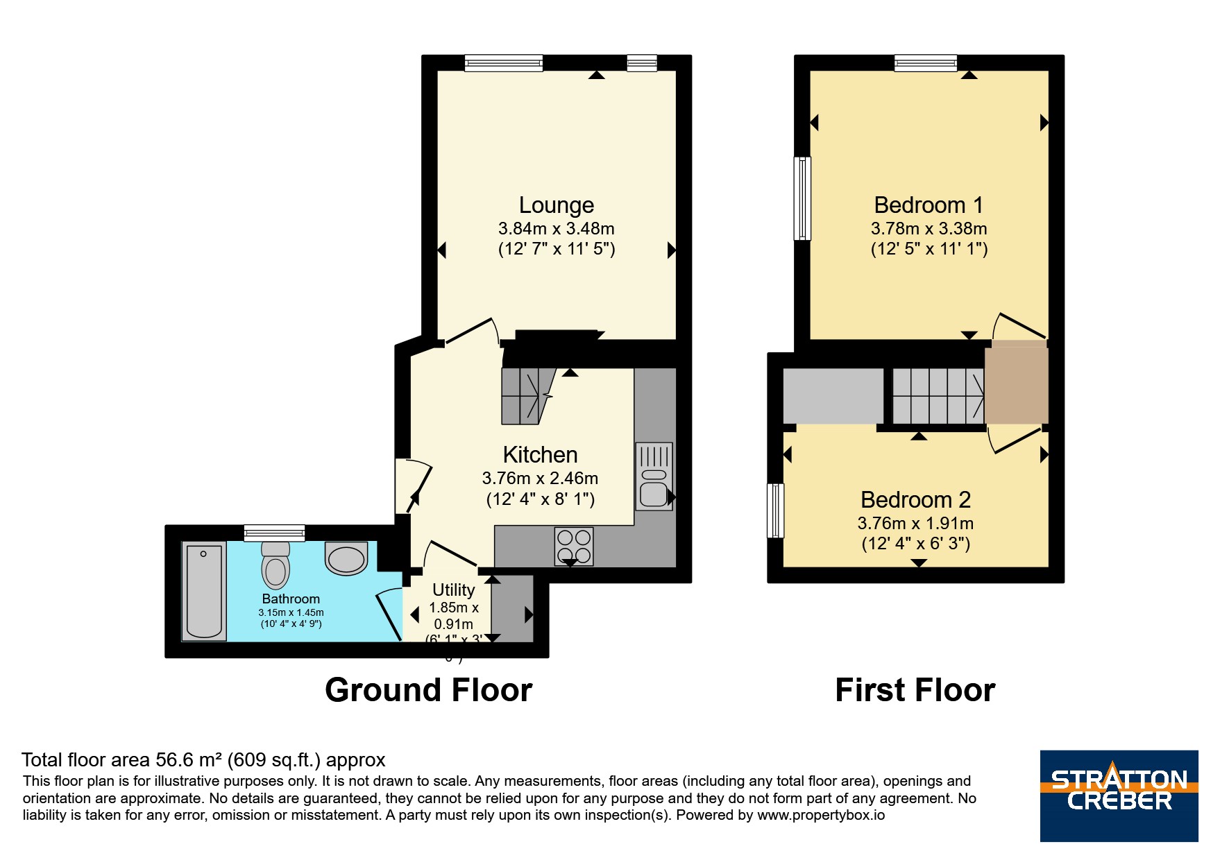 St. Kilda,, Cliff Street, St. Austell floorplan