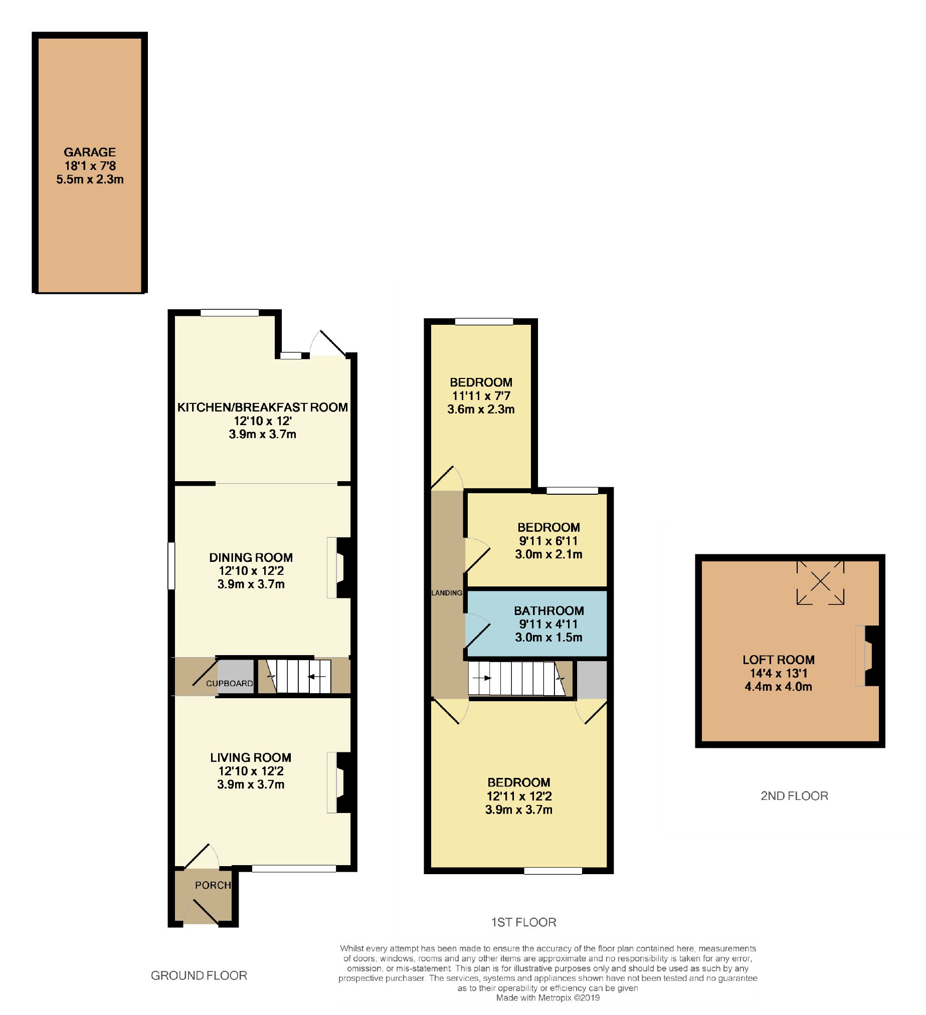 3 Bedrooms End terrace house for sale in Tamworth Road, Hertford SG13