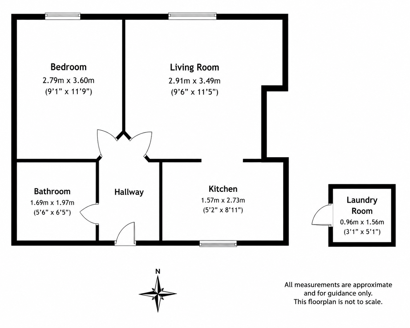 77,Flat 1, West Street, Tavistock floorplan