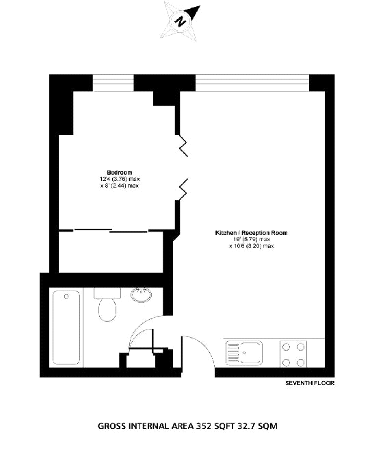 1 Bedrooms Flat to rent in Nell Gwynn House, Sloane Avenue, Chelsea, London SW3