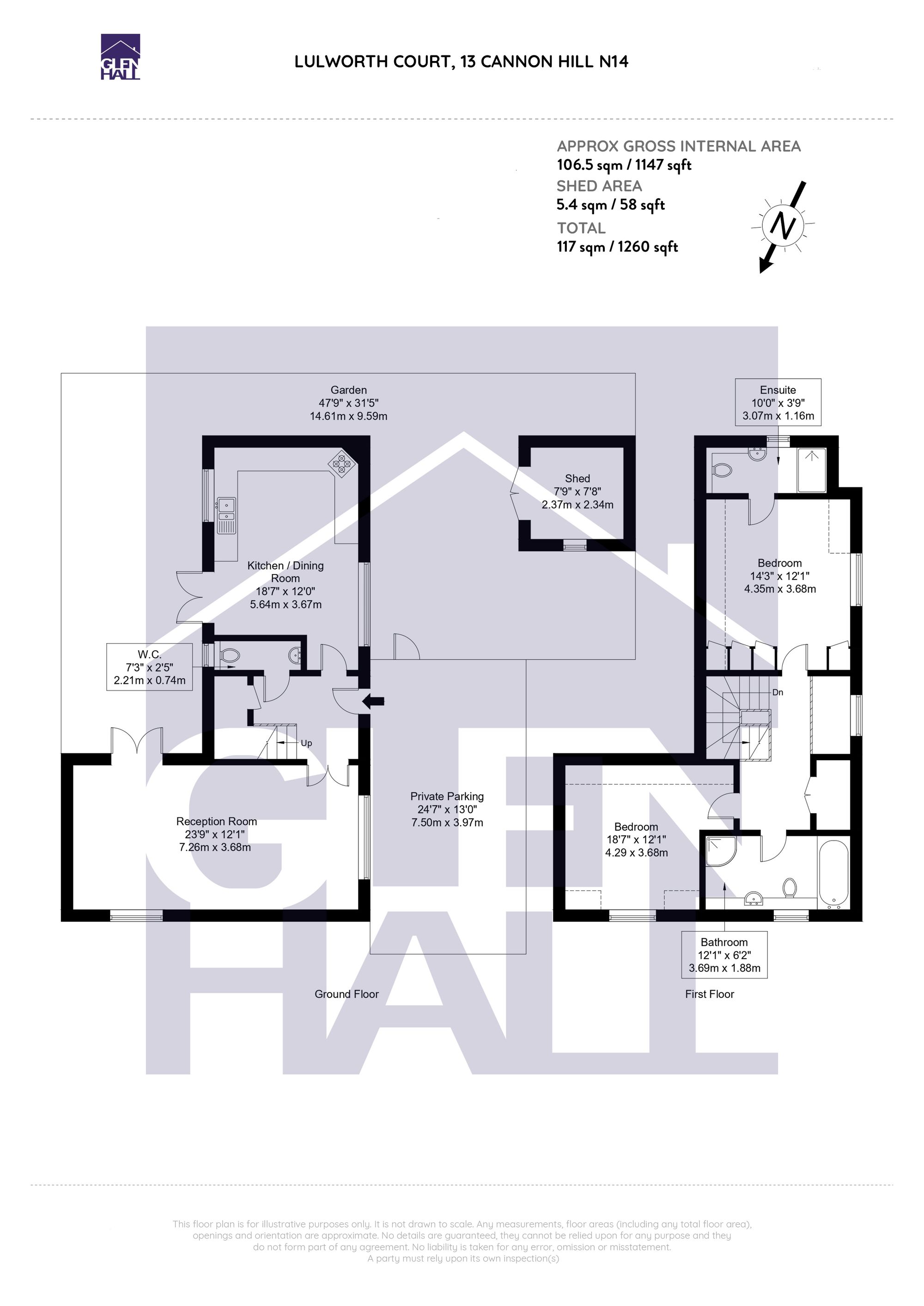 25 Lulworth Court, London floorplan