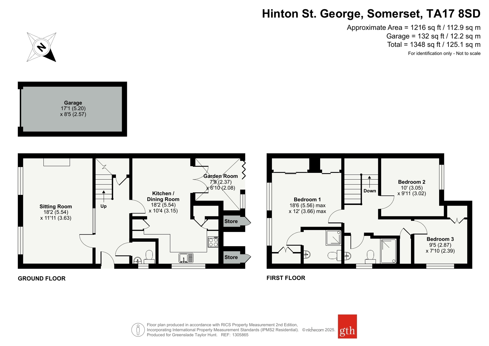 Cross Cottage, 4 George & Crown Cot,, Hinton St. George, Somerset floorplan