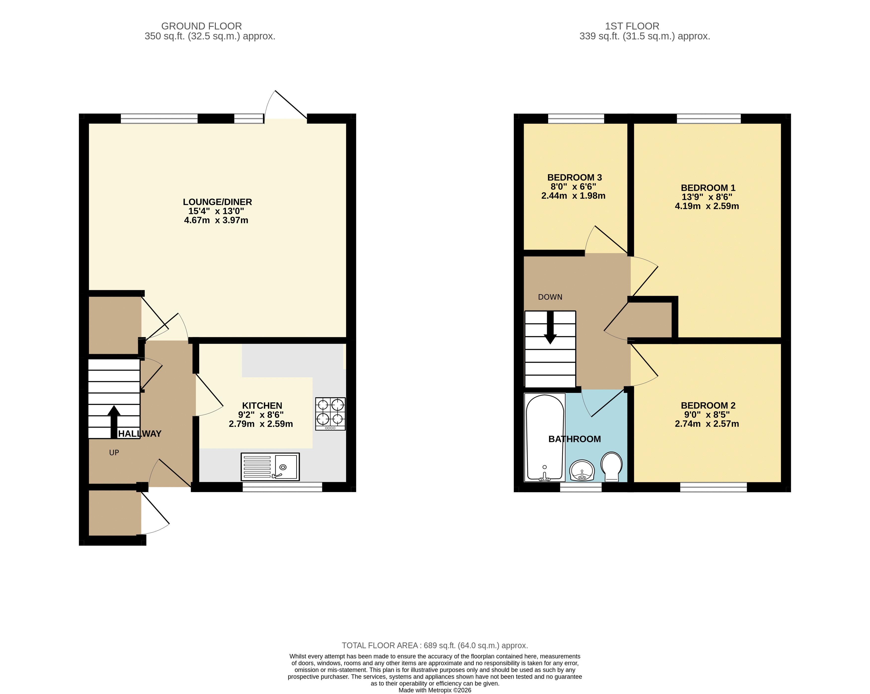 20, Ely Close, Lincoln floorplan