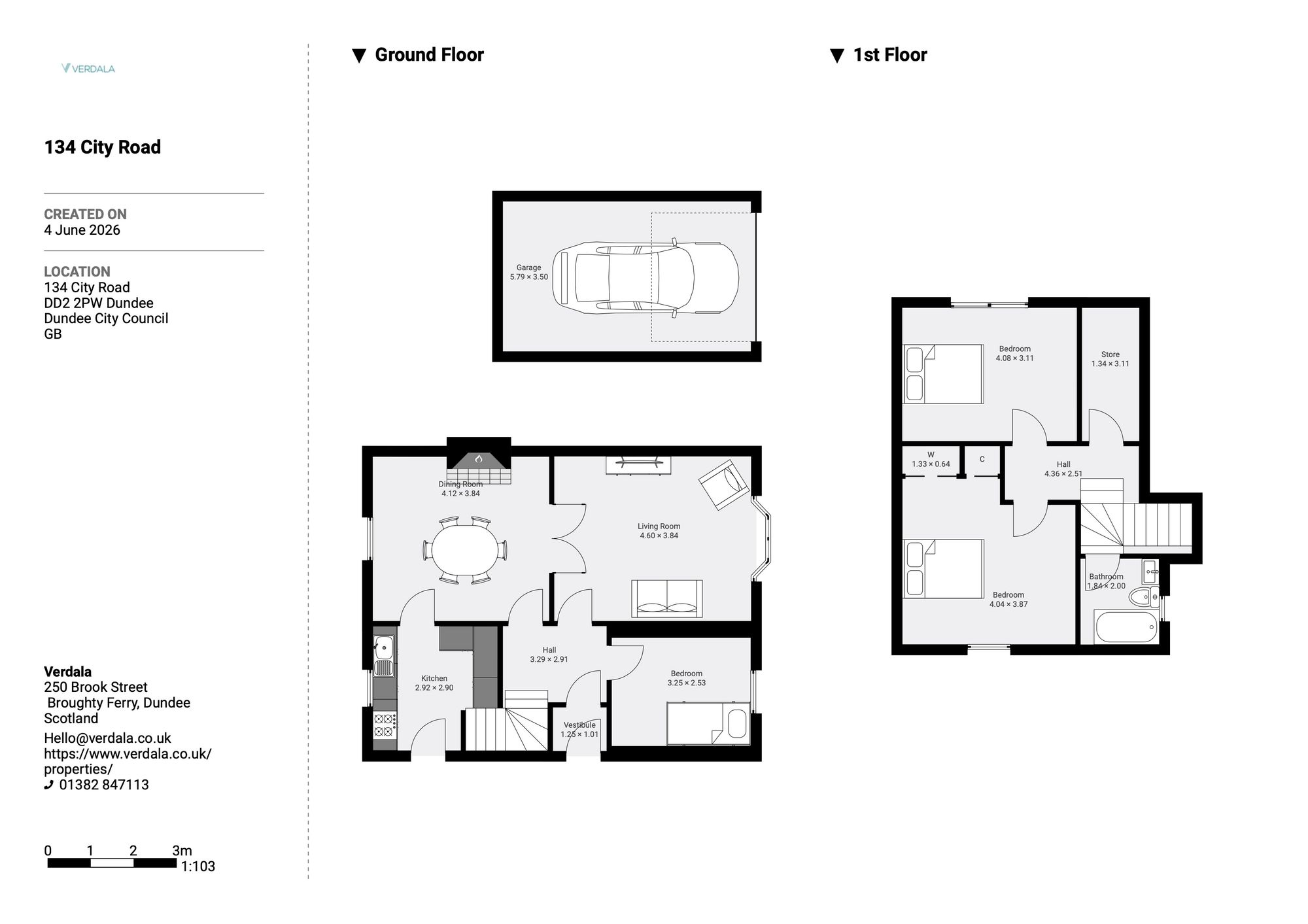 134 City Road, Dundee floorplan