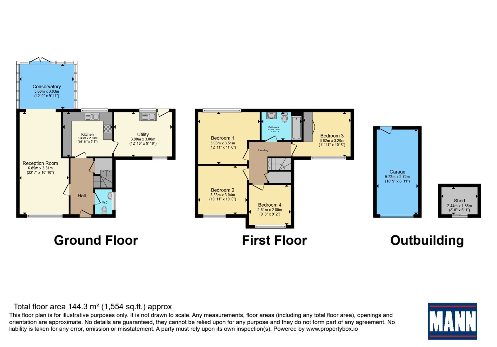 14, Fountain Road, Kent floorplan