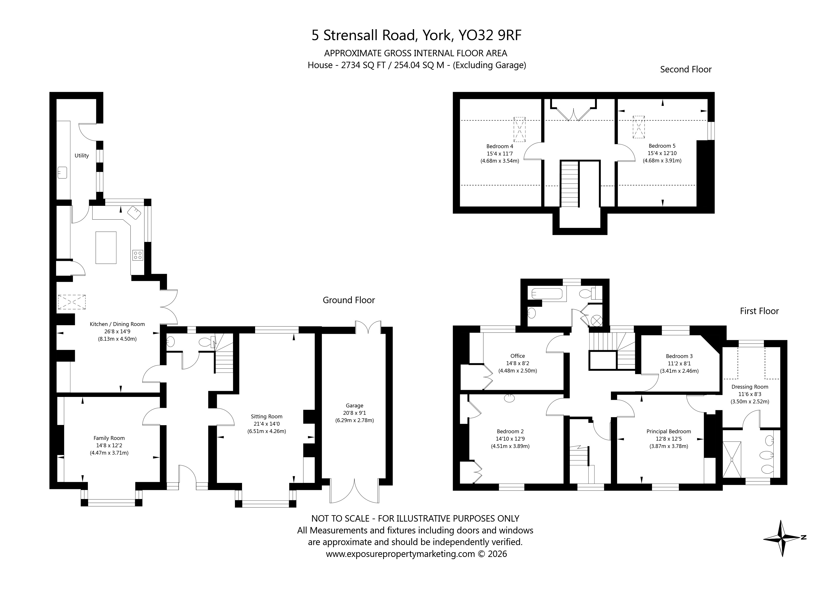 5, Strensall Road, York floorplan