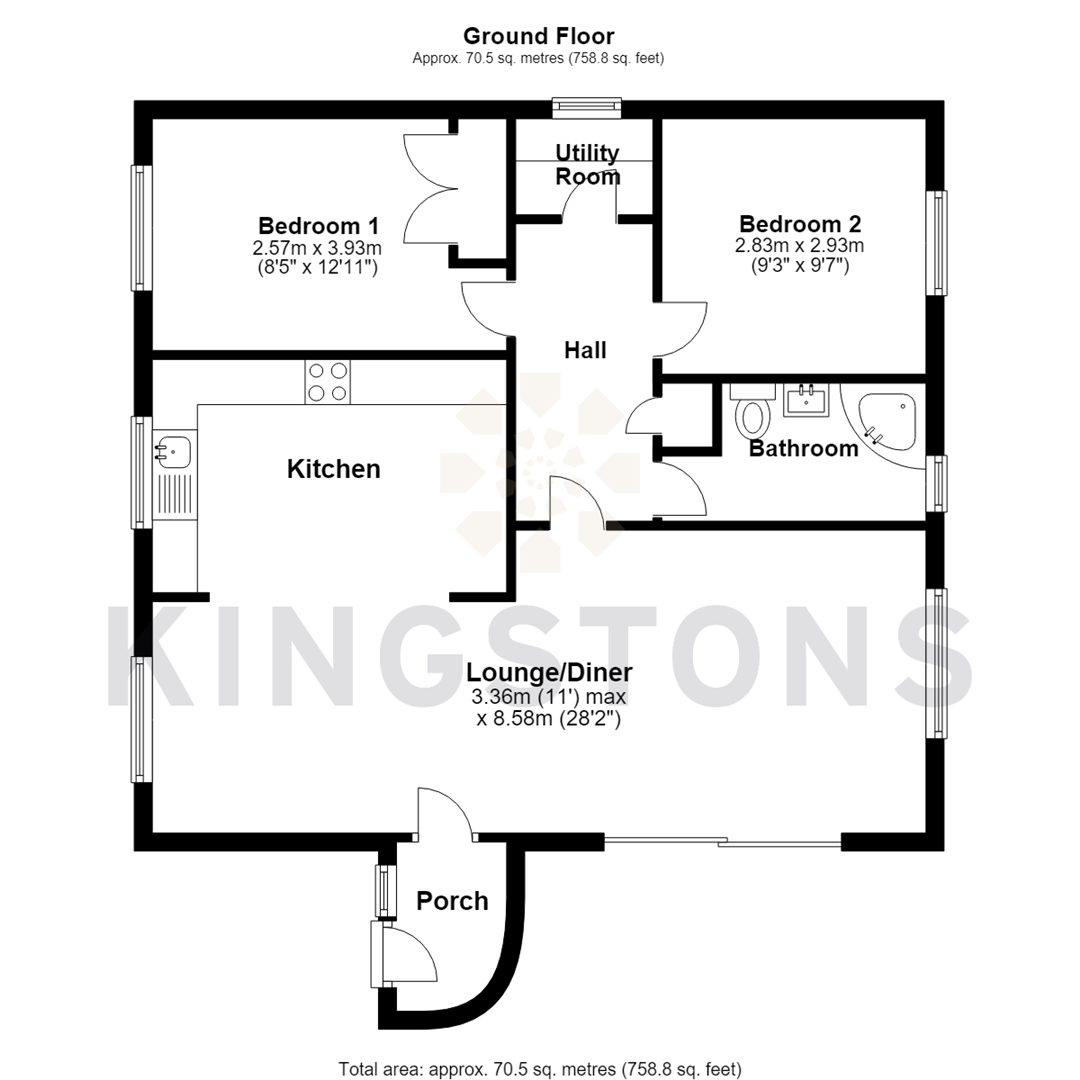 2, Frane Lea Park, Melksham floorplan