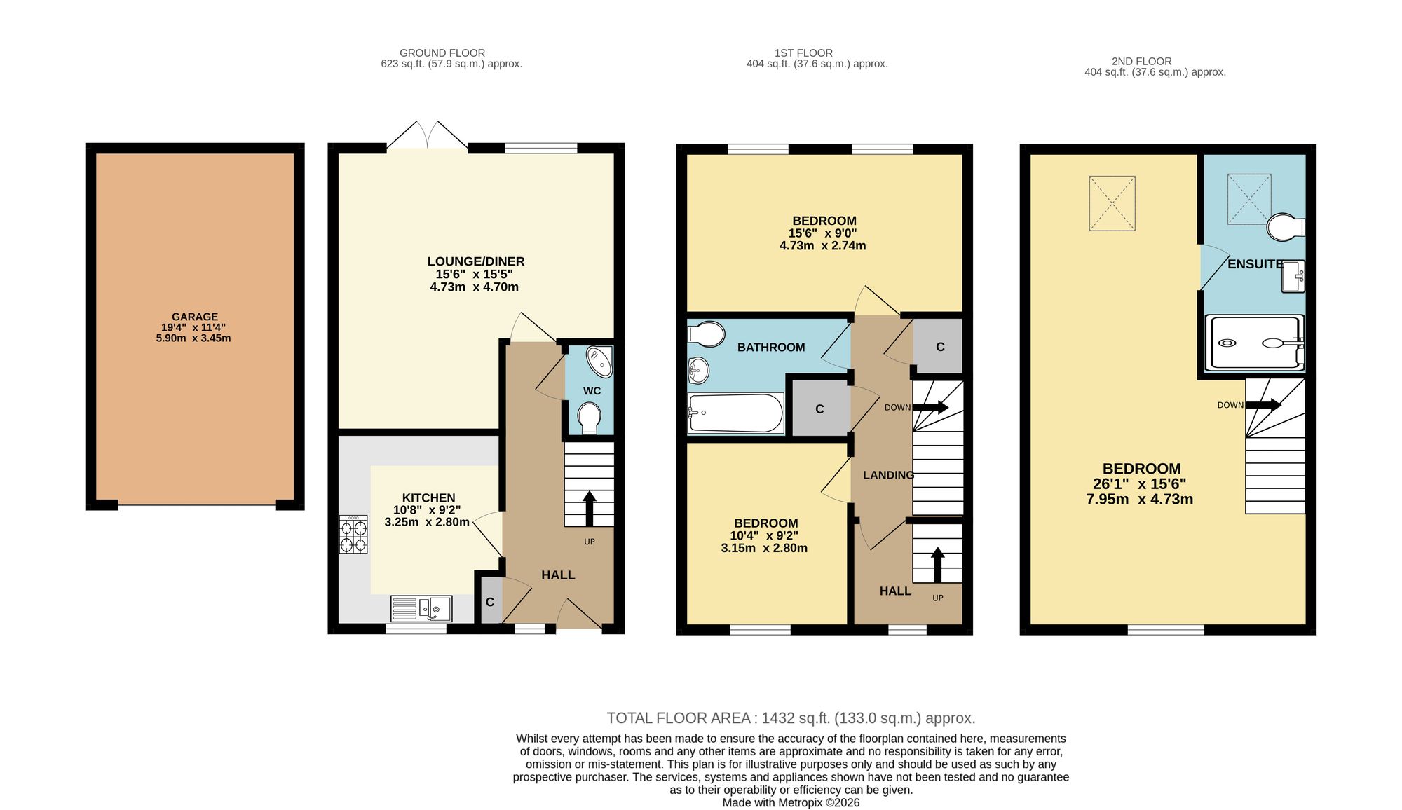 42 Harper Road, Southampton floorplan