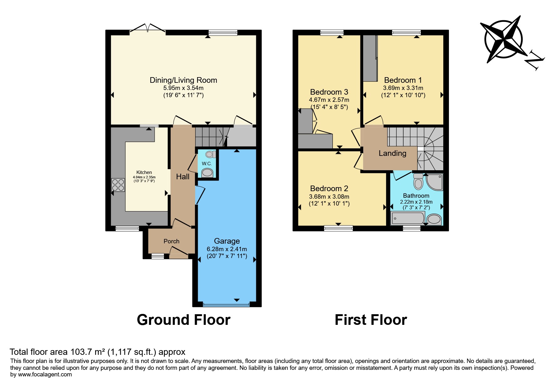 6, Moore Close, Addlestone floorplan