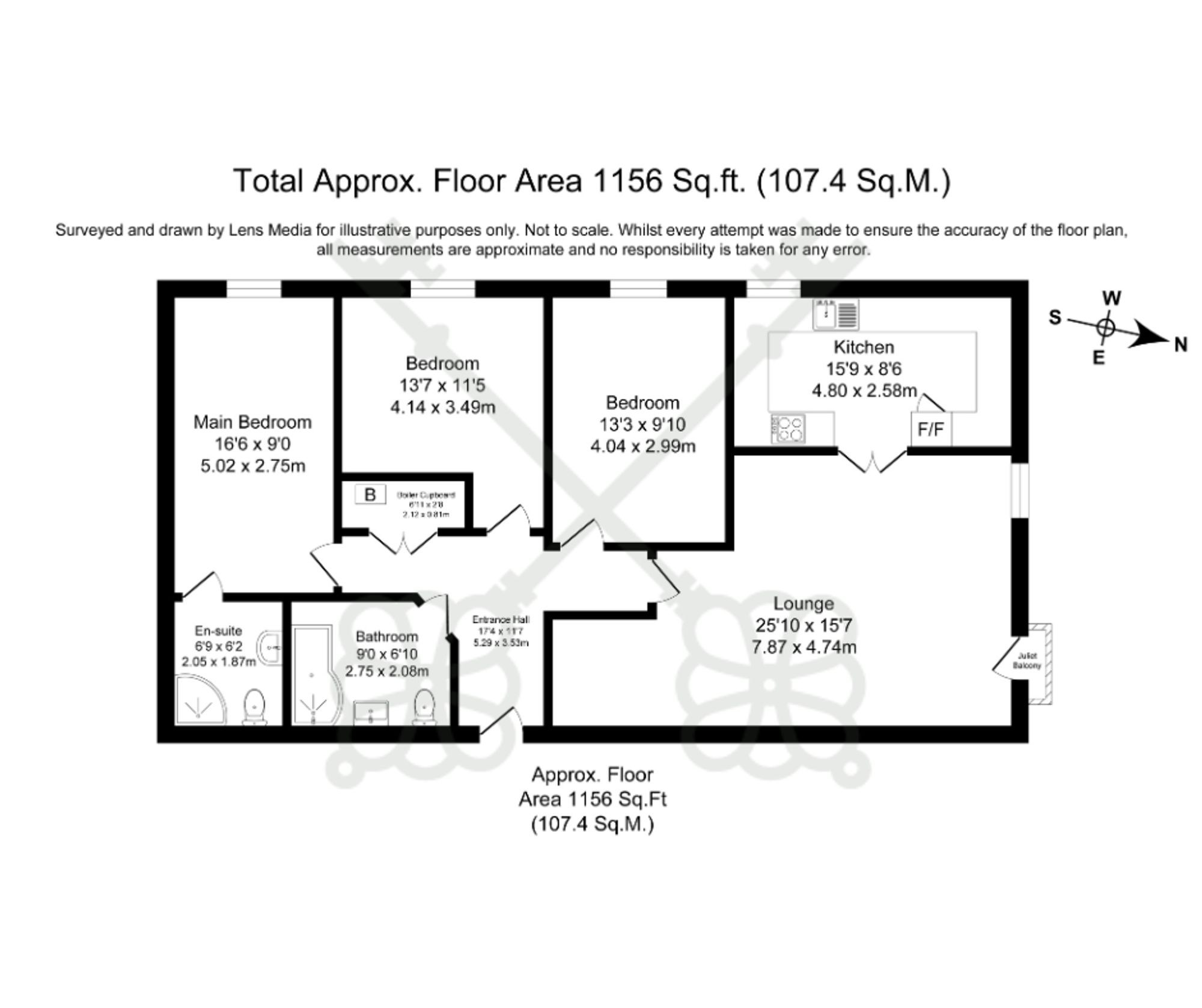 12 Lever House, Bolton floorplan