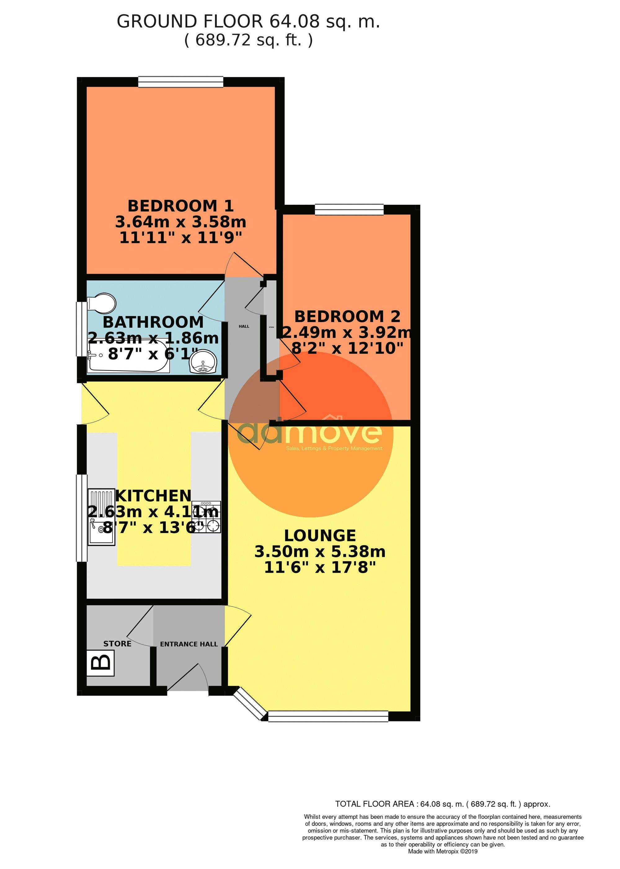 12 Birtenshaw Crescent, Bolton floorplan