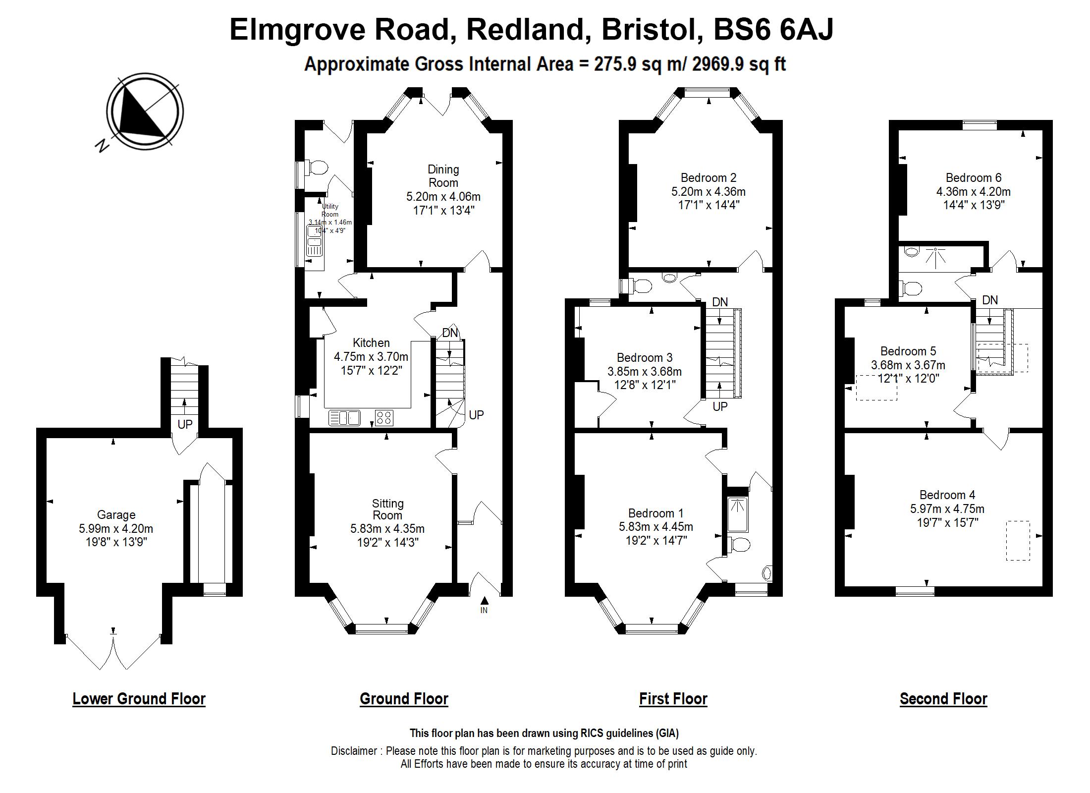 28, Elmgrove Road, Bristol floorplan