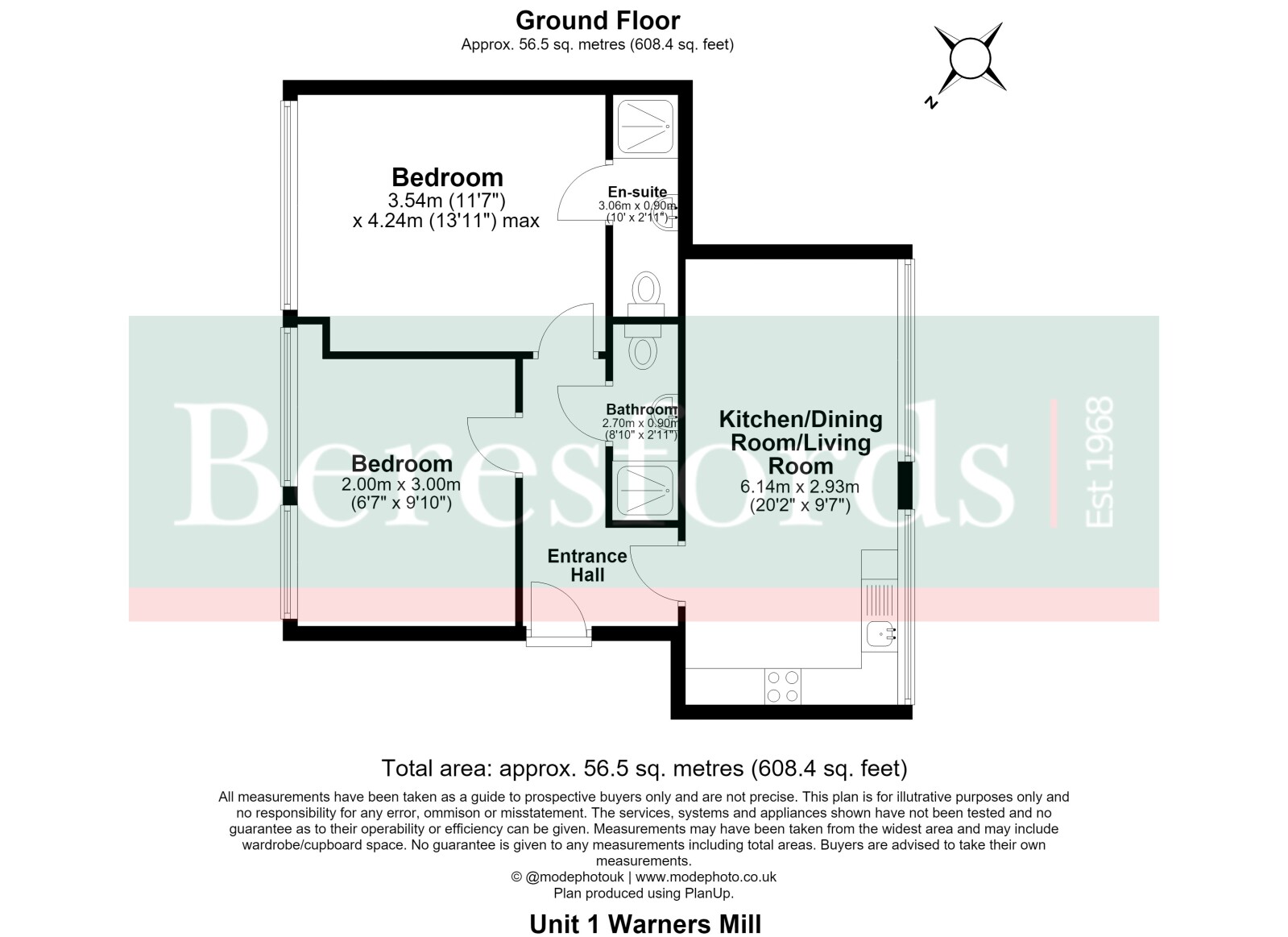 Unit 1 Warners Mill,, Silks Way, Essex floorplan