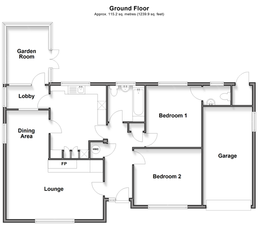 Coldharbour Lane Punnetts Town, Heathfield floorplan