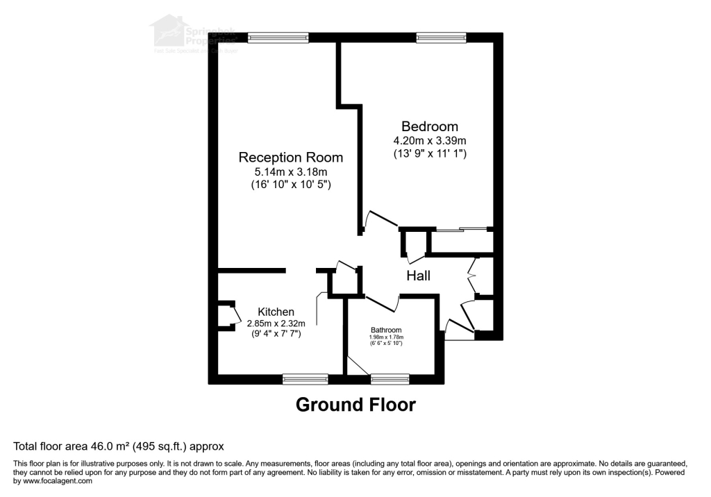 3, Bonar Road, Oxford floorplan