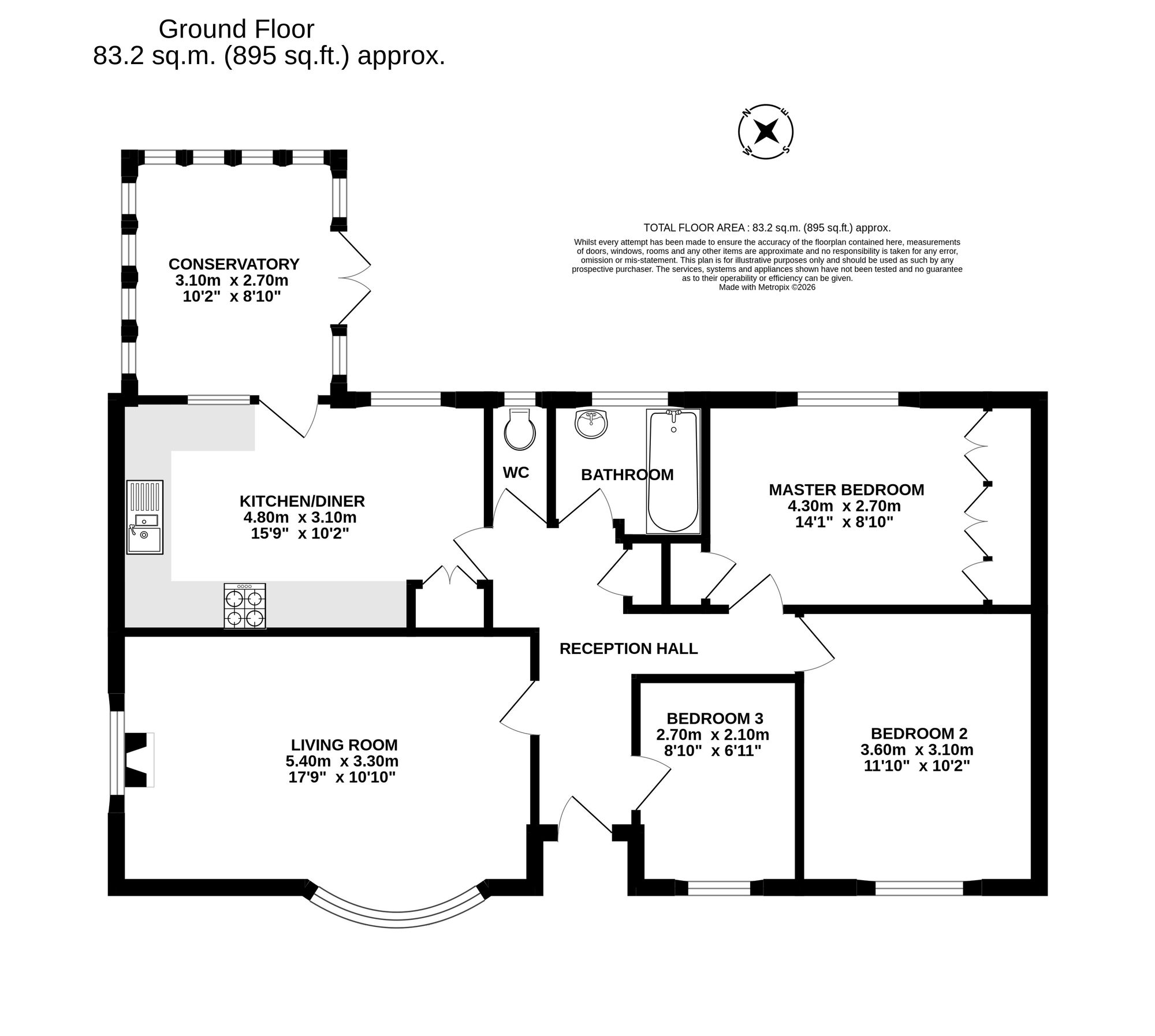 5 Warren Way, Tarporley floorplan