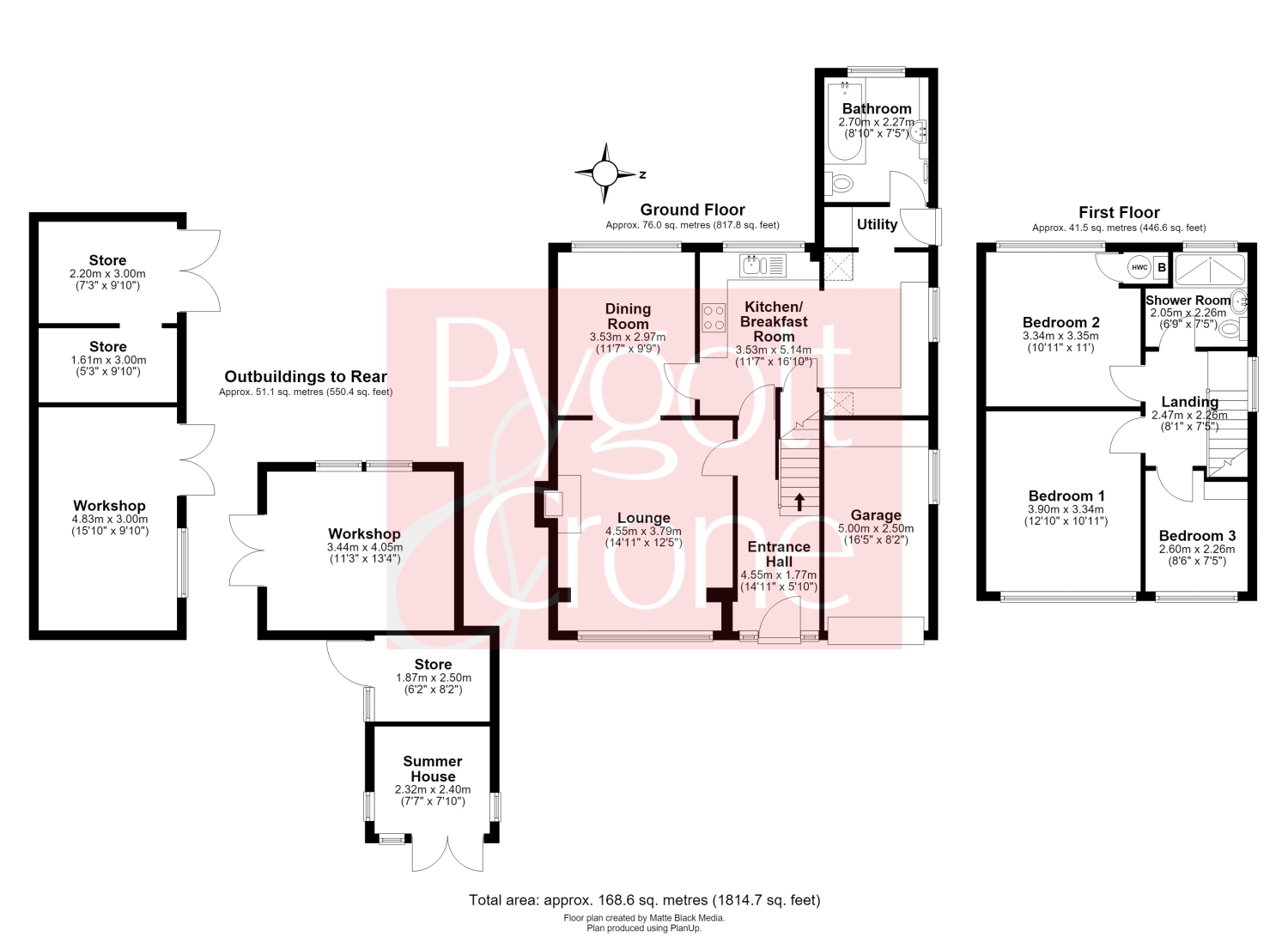 16, Greenfields, Spalding floorplan