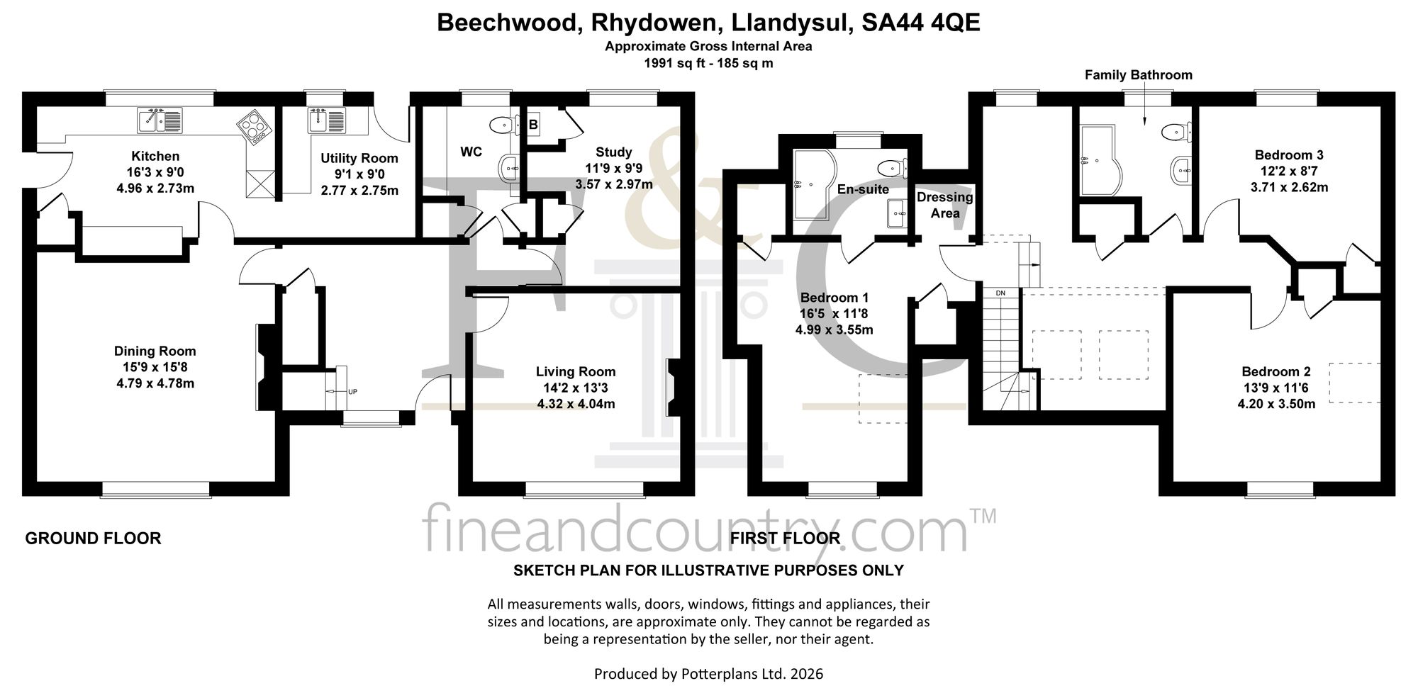 Beechwood, Llandysul floorplan