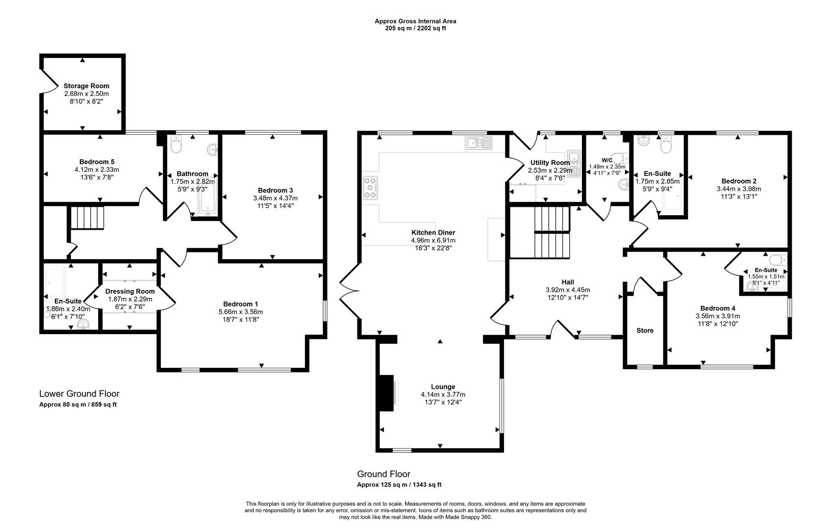 Woodside Heights, Clos-Yr-Ysgol, Saundersfoot floorplan