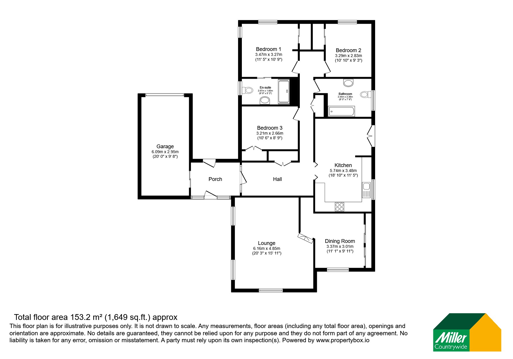 16, St. Matthews Hill, Cornwall floorplan