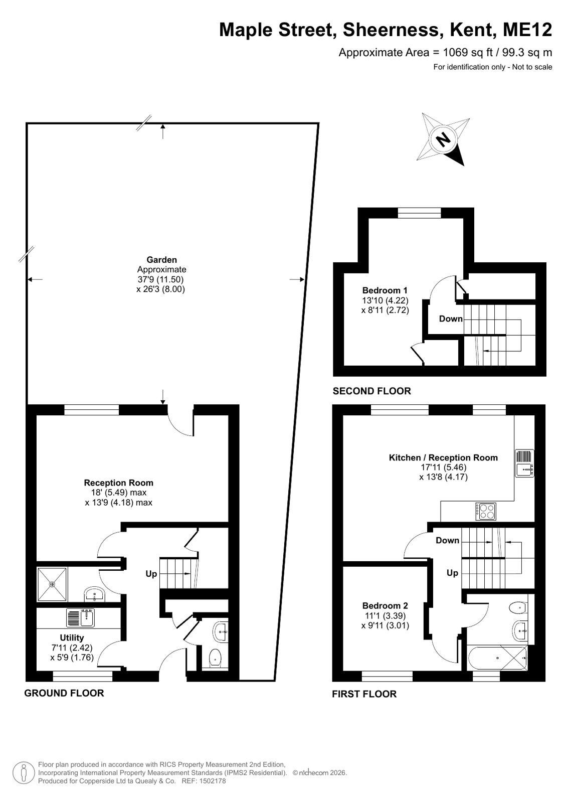 82A, Maple Street, Kent floorplan
